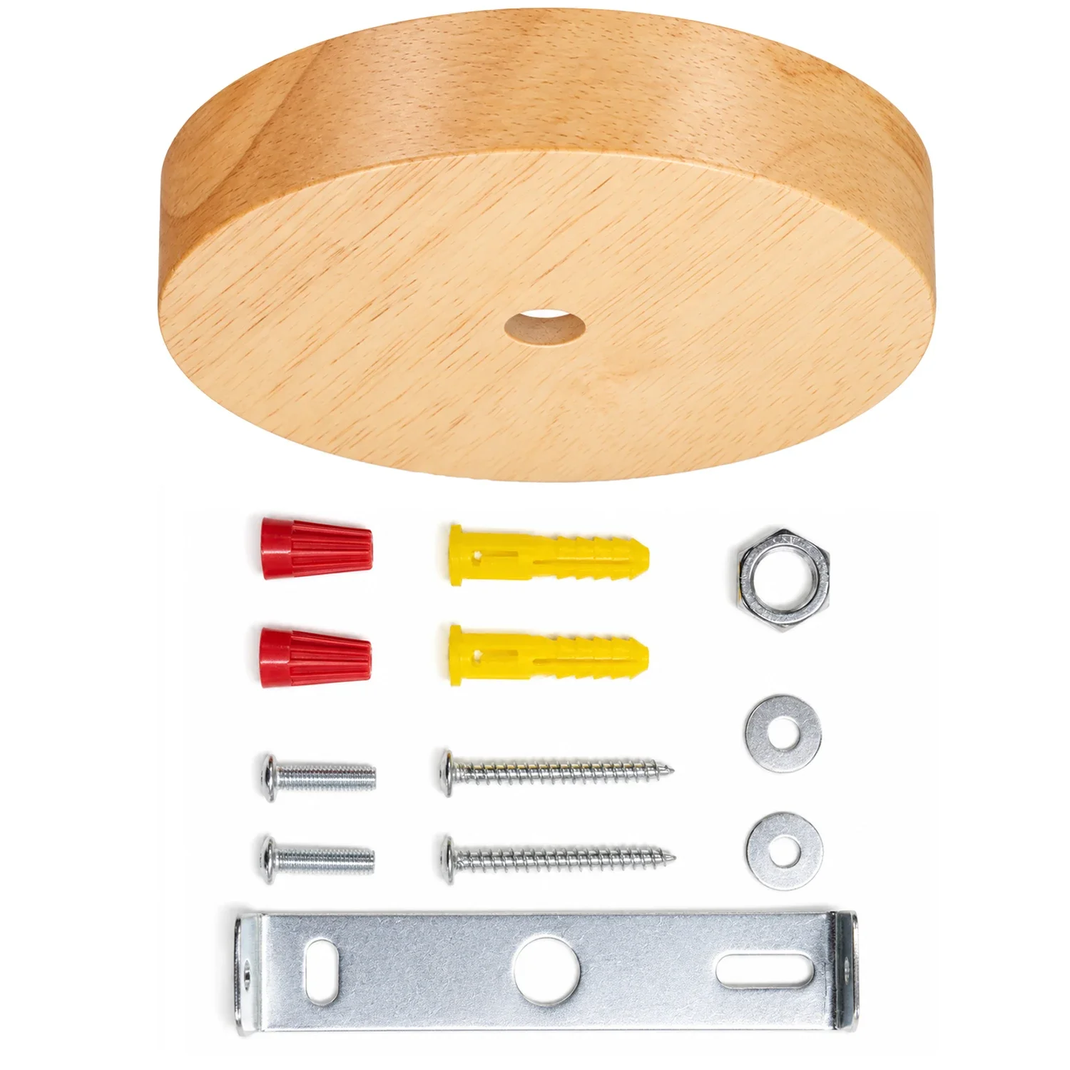 JOYINLED 1/10PCS Ceiling Canopy Kit, Ceiling Light Cover Plate 10CM Chandelier Ceilings Plate Kit For Pendant Light Chandelier