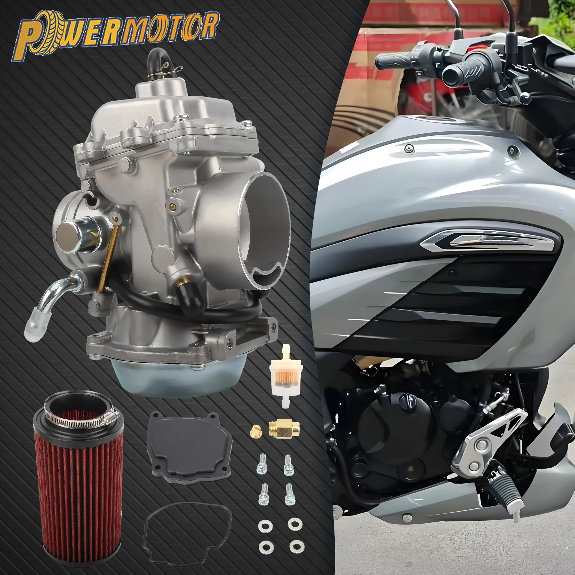 

For Polaris Ranger Motorcycle Carburetor Kit for 400 425 500 Trail Boss 325 330 Sportsman 500 2008-2013 ATV UTV Engine Parts