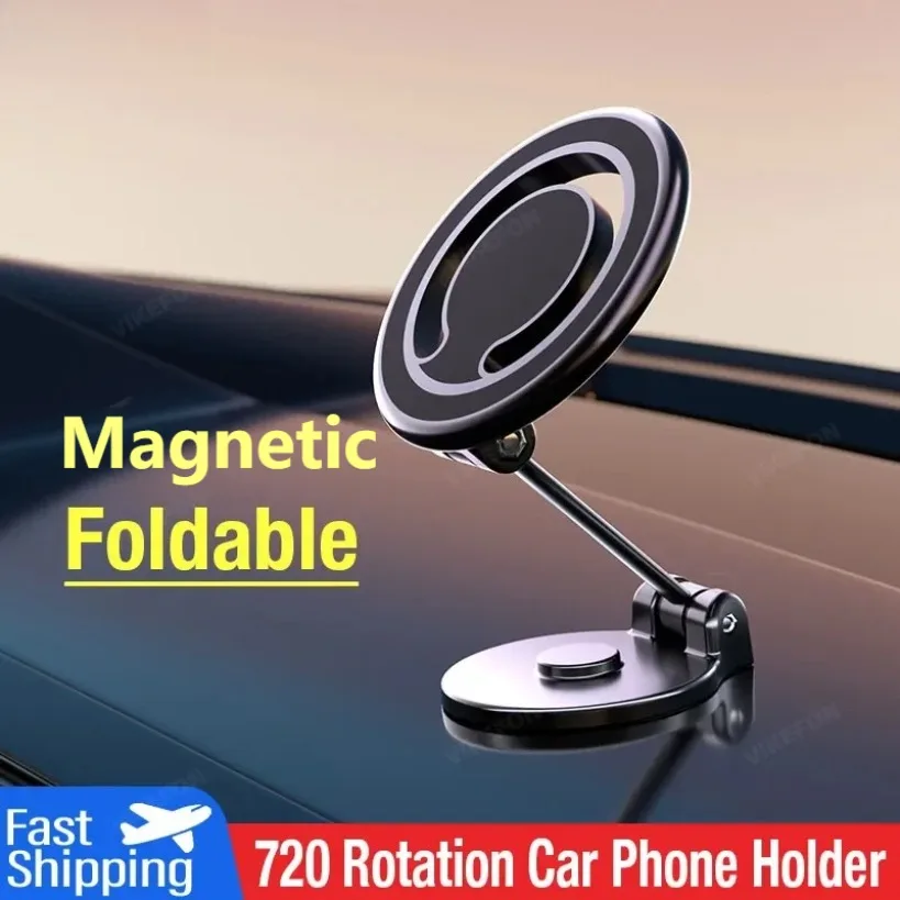 Magnetischer Auto-Handyhalterung, universeller Smartphone-Stützständer im Auto für iPhone 16, 15, 14, 13, 12, 11, Samsung, Xiaomi, LG