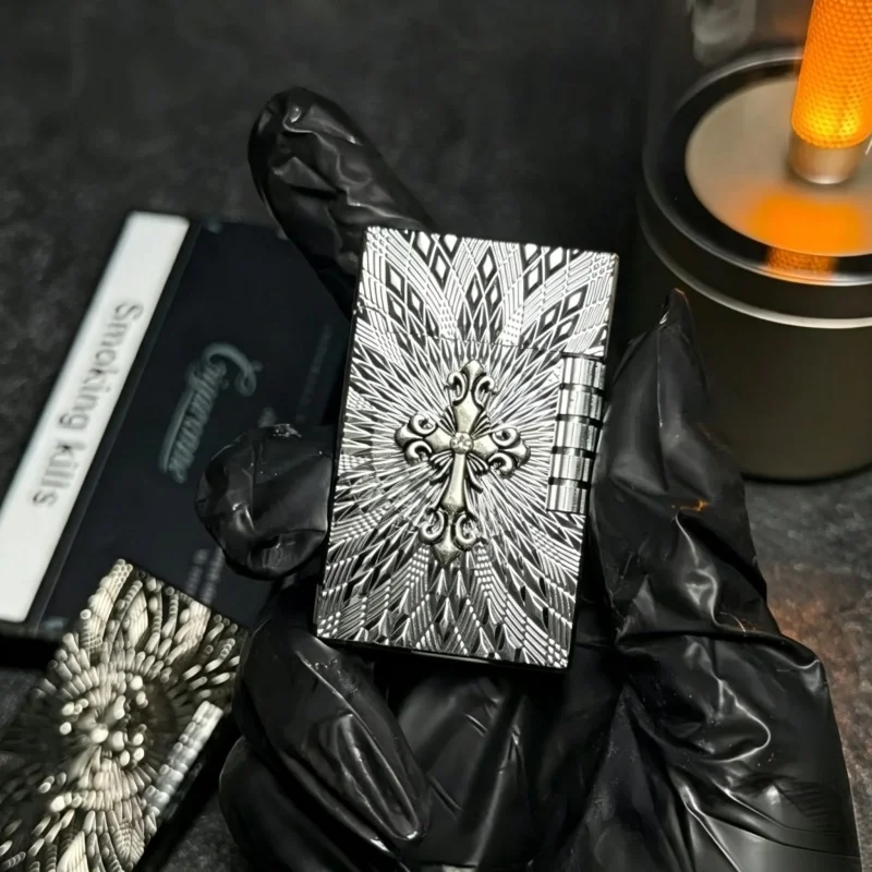 2026 New Unique Metal Butane Gas Lighter, Fashionable Smoking Accessory, Premium Festival Gift, Advanced Commemorative Item