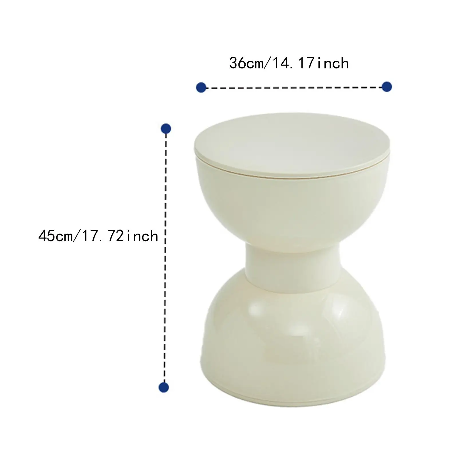 Sofa Edge Table Bedside Table Foot Stool Tea Table for Home Apartment Patio