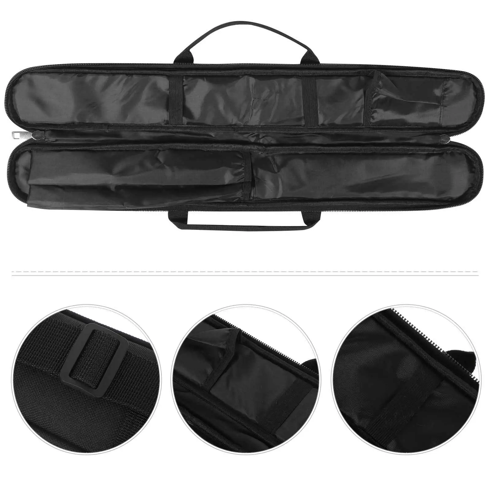 Flute Storage Bag High Grade Lightweight Durable Portable Bamboo Flute Carrier Protective Organizer Carrying Case
