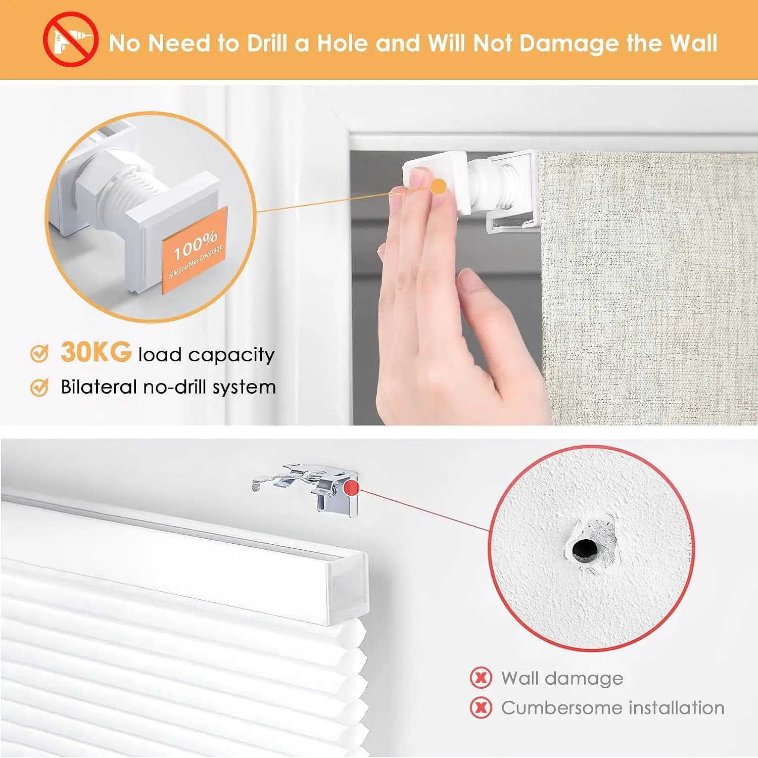 No Drill Cordless Spring Lift Roman Shades Manual Roman Blinds Custom Size Fabric Window Covering Child Safe for Bedroom