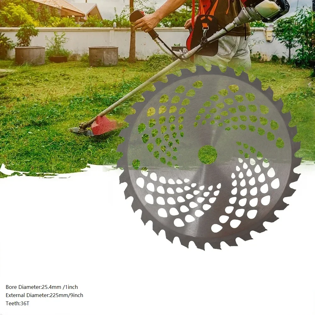 9 Zoll 36 Zähne Gras Trimmer Kopf Sägeblatt Holz Pinsel Cutter Trennscheibe Für Garten Rasenmäher Power Weed Eater Power Tools