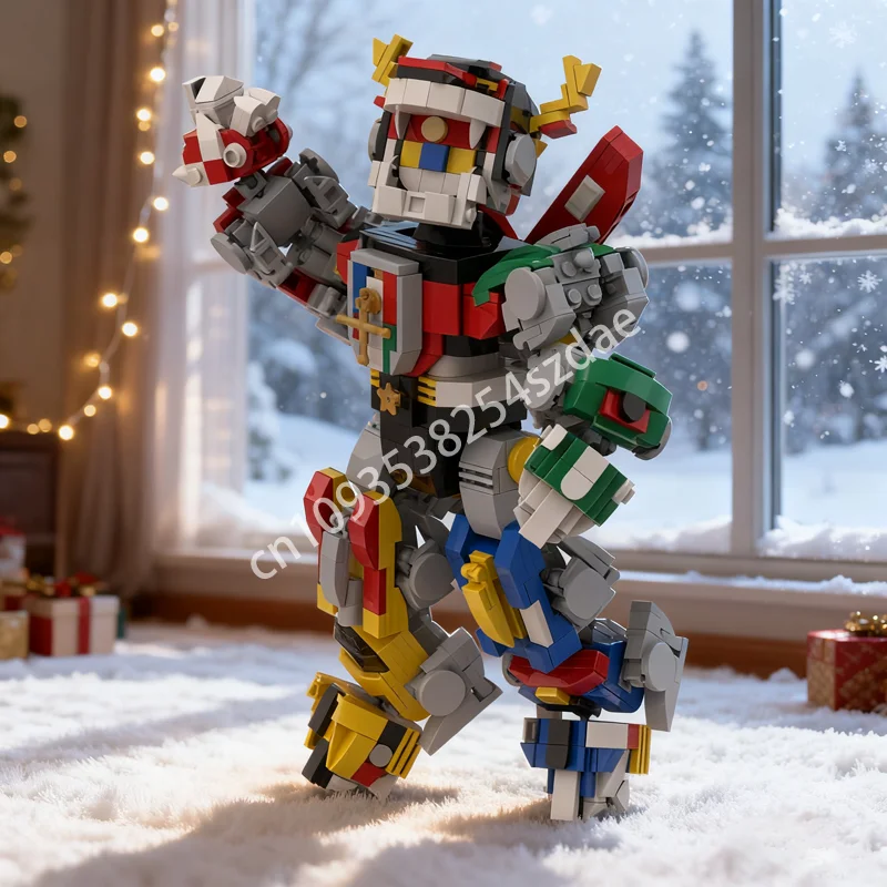 

1020 шт. MOC 9 Модель Вольтрона Строительные блоки Архитектура Сборка DIY Творческая идея Игрушки Образование Рождественские подарки Кирпич Дети