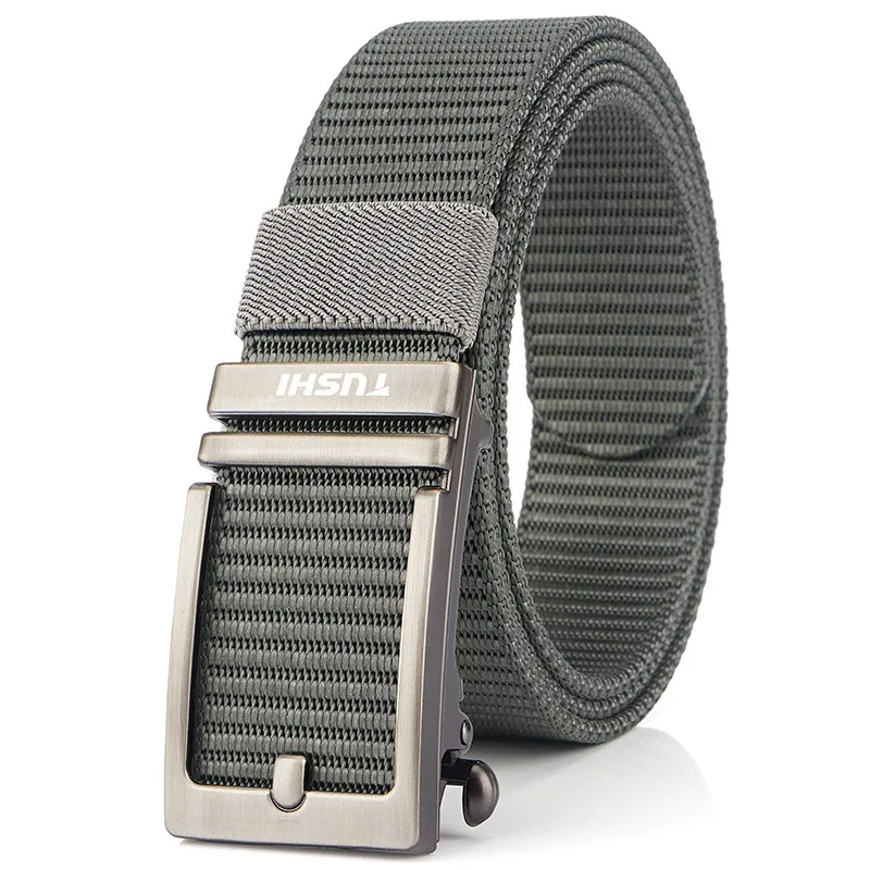 Metal Automatic Buckle Nylon Men Belt Fashion Jeans Pants Belt Casual Outdoor Multifunctional Tactical Designer Male Belts B1400