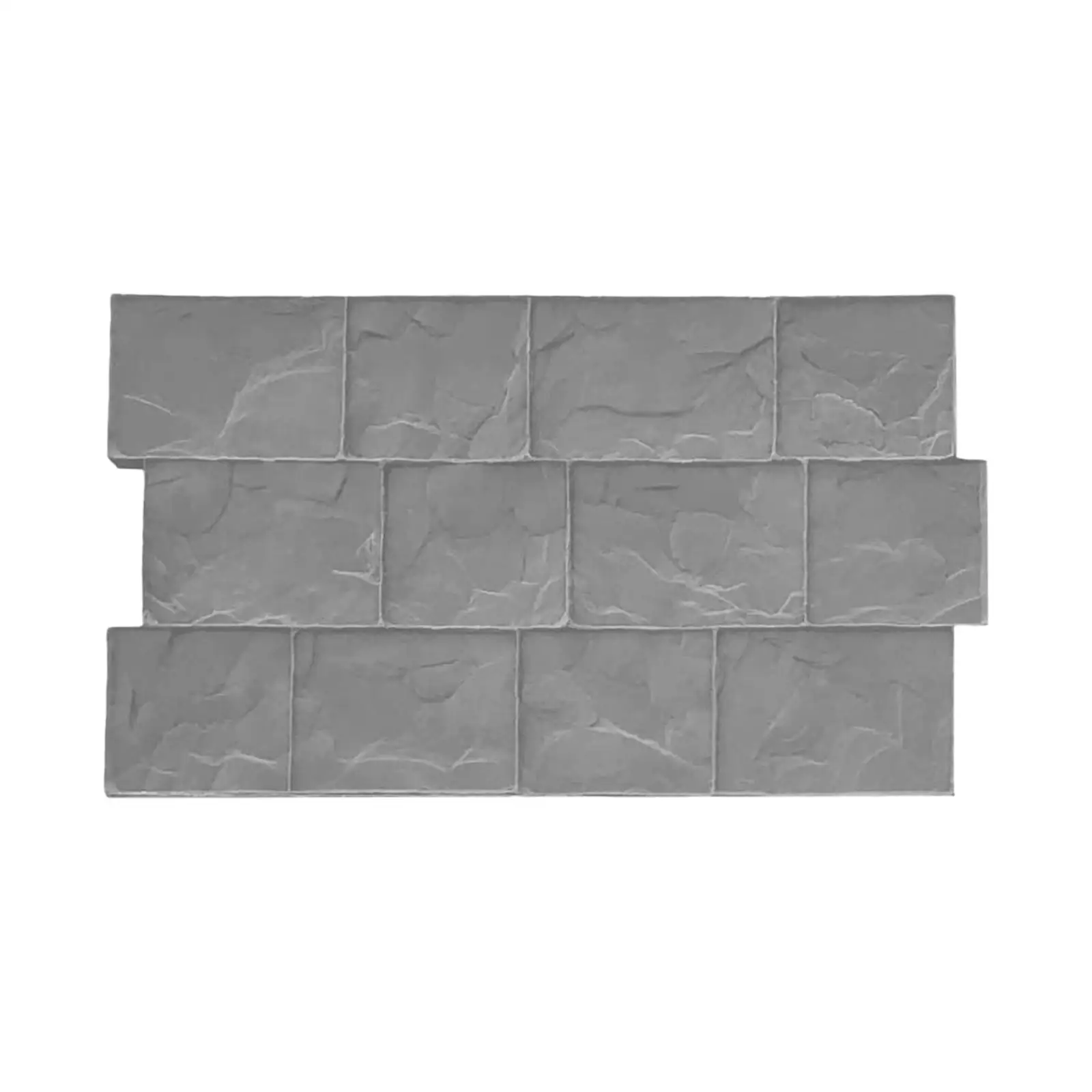 حصيرة ختم الخرسانة مقاومة للاهتراء المحمولة الحرفية الصخور الملمس نسيج الحجر الواقعي لحديقة فناء جدار درب فناء