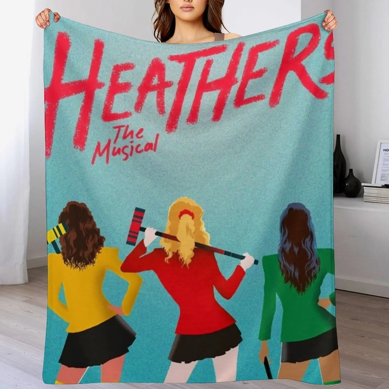 

The Musical - West End Throw Blanket Moving manga Flannel Thin Blankets