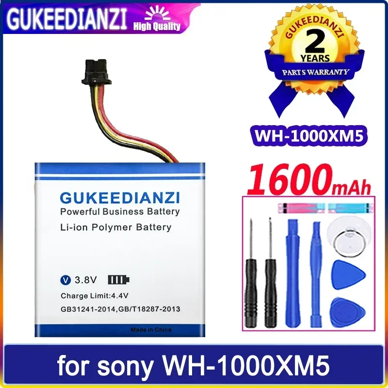 Large Capacity Replacement Batteries  1600mAh For sony WH-1000XM5 Bluetooth headphone 723741 Battery