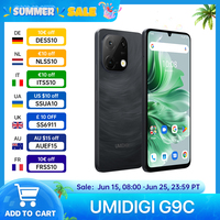 UMIDIGI G9C Smartphone, 6.75”90Hz Eye-Care Android 14 Phone,12GB RAM(6+6GB),128GB ROM,NFC,Helio G36,5000mAh,50MP AI Camera Phone