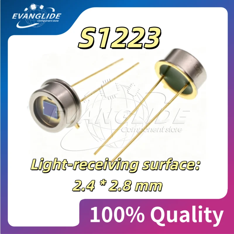 1 PCS S1223 Hamamatsu Silicon Photodiode High-speed Response High-sensitivity Transmissive Type