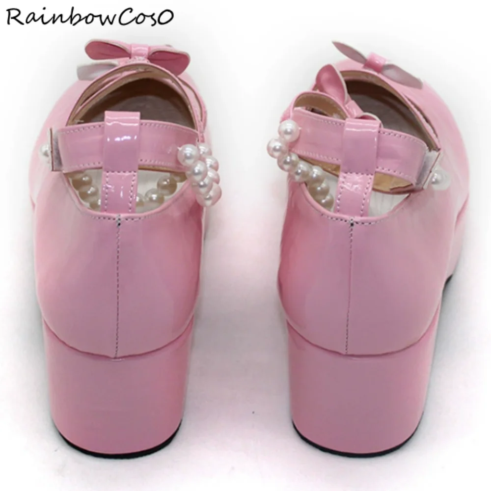 Momoi Airi プロジェクトセカイ PJSK もっともっとジャンプ コスプレ靴 ブーツ ゲーム アニメ パーティー ハロウィン RainbowCos0 W4737