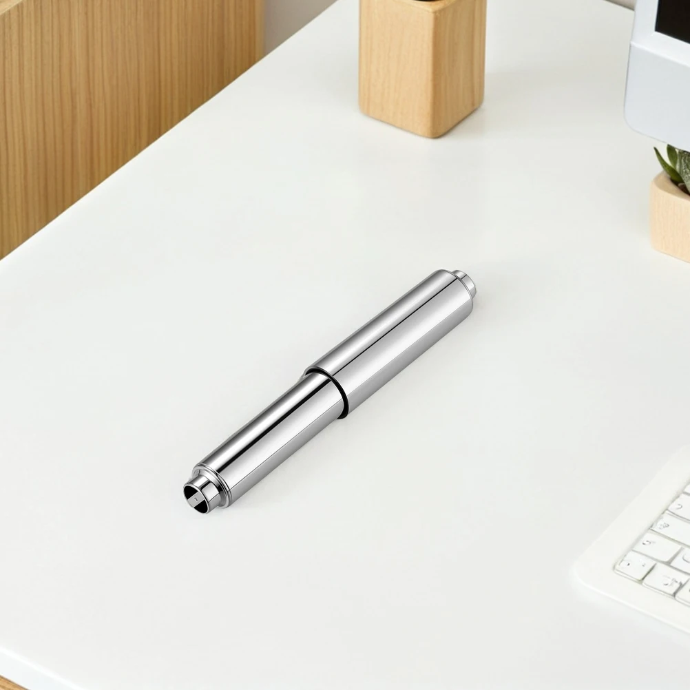 

4pcs Paper Towel Holder Adjustable Telescopic Bathroom Tissue Core Spring Loaded Chrome ABS Durable Easy Install Space Saving