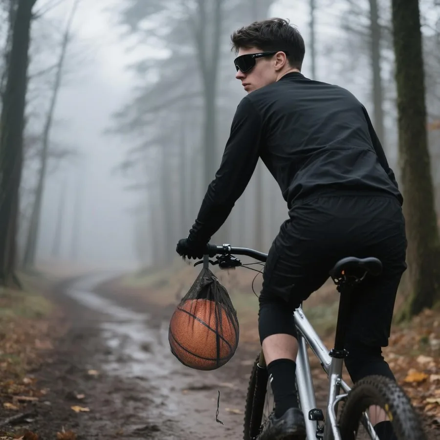 Bolsa de pelota individual, organizador de pelotas con cordón y bolsillo con cremallera para transportar pelotas de baloncesto, fútbol y pelotas de voleibol