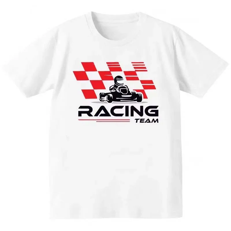 F1 Racing car Printed Men\'s T-Shirt Cotton Casual O-Neck Short Sleeve Women‘s Streetwear Tee Oversize F1 Car Tops ﻿