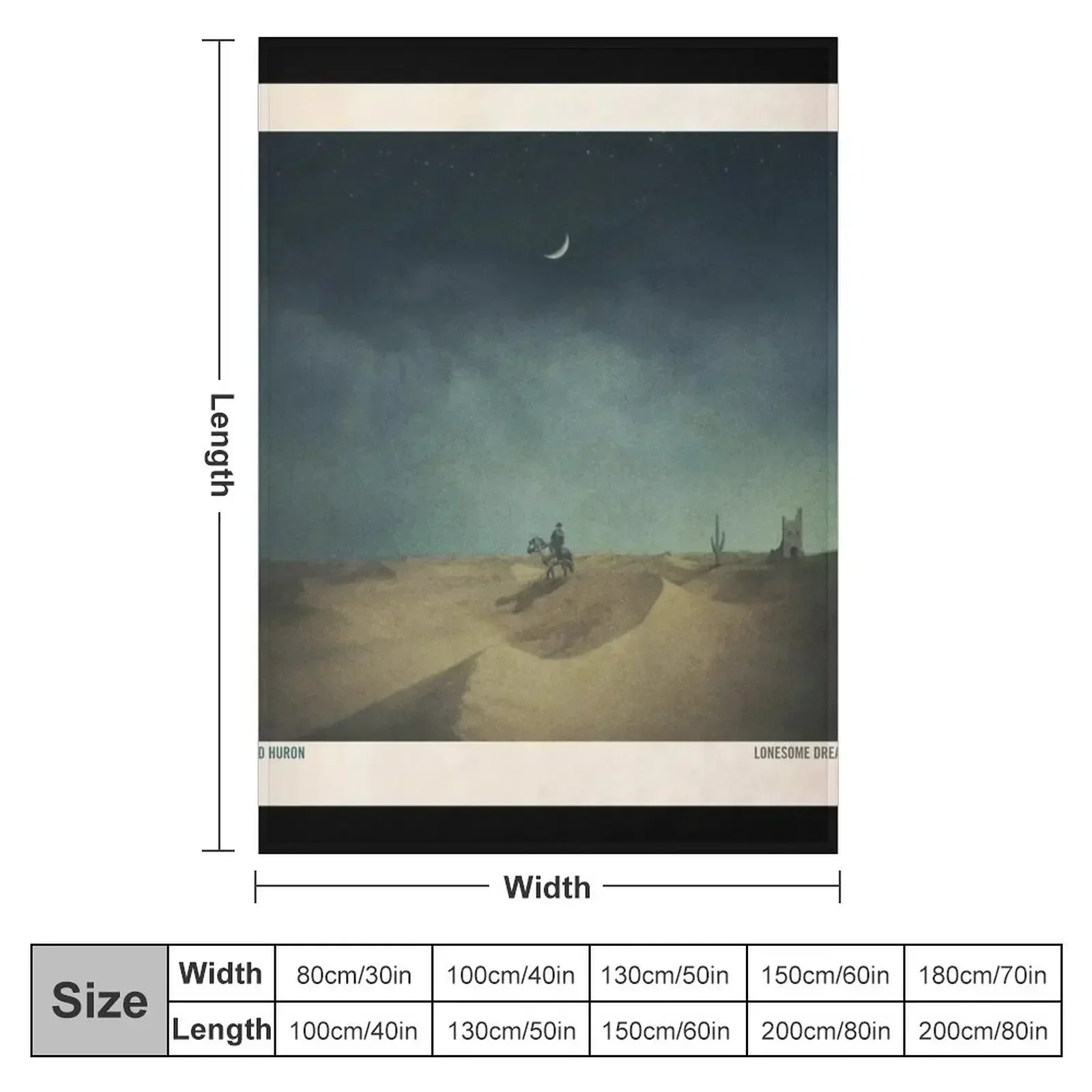 Lord Huron lonesome dreams Throw Blanket Shaggy Picnic Baby Cute Plaid Blankets