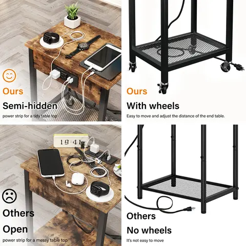 10 best sales 2 का नाइट स्टैंड सेट - №6