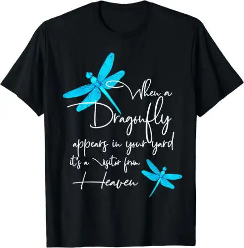 Dragonfly Gift for women spiritual faith dragonflies lovers T-Shirt Black Large