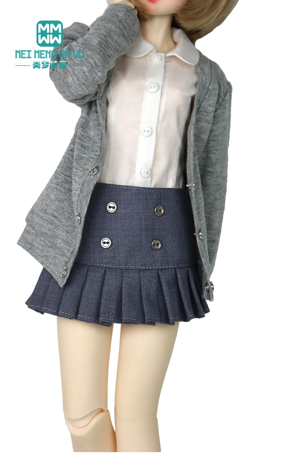 

Подходит для кукол 43-60 см 1/3 1/4 BJD MYOU SD DD, аксессуары для кукол, одежда для кукол, модная плиссированная юбка, подарки