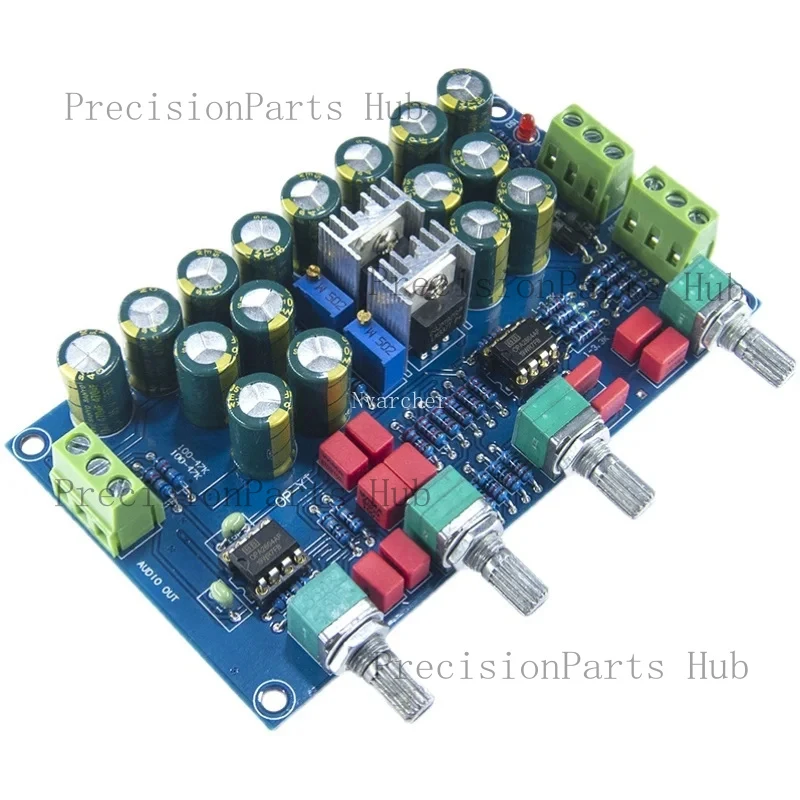 Nvarcher HIFI Preamp Tone OPA2604AP Op Amp Preamplifier Finished Board