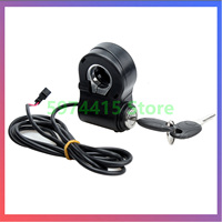 Universal Electric Bicycle Biking Portable Dustproof Cycling Parts for Electric Scooter Ignition Switch Key Power Lock