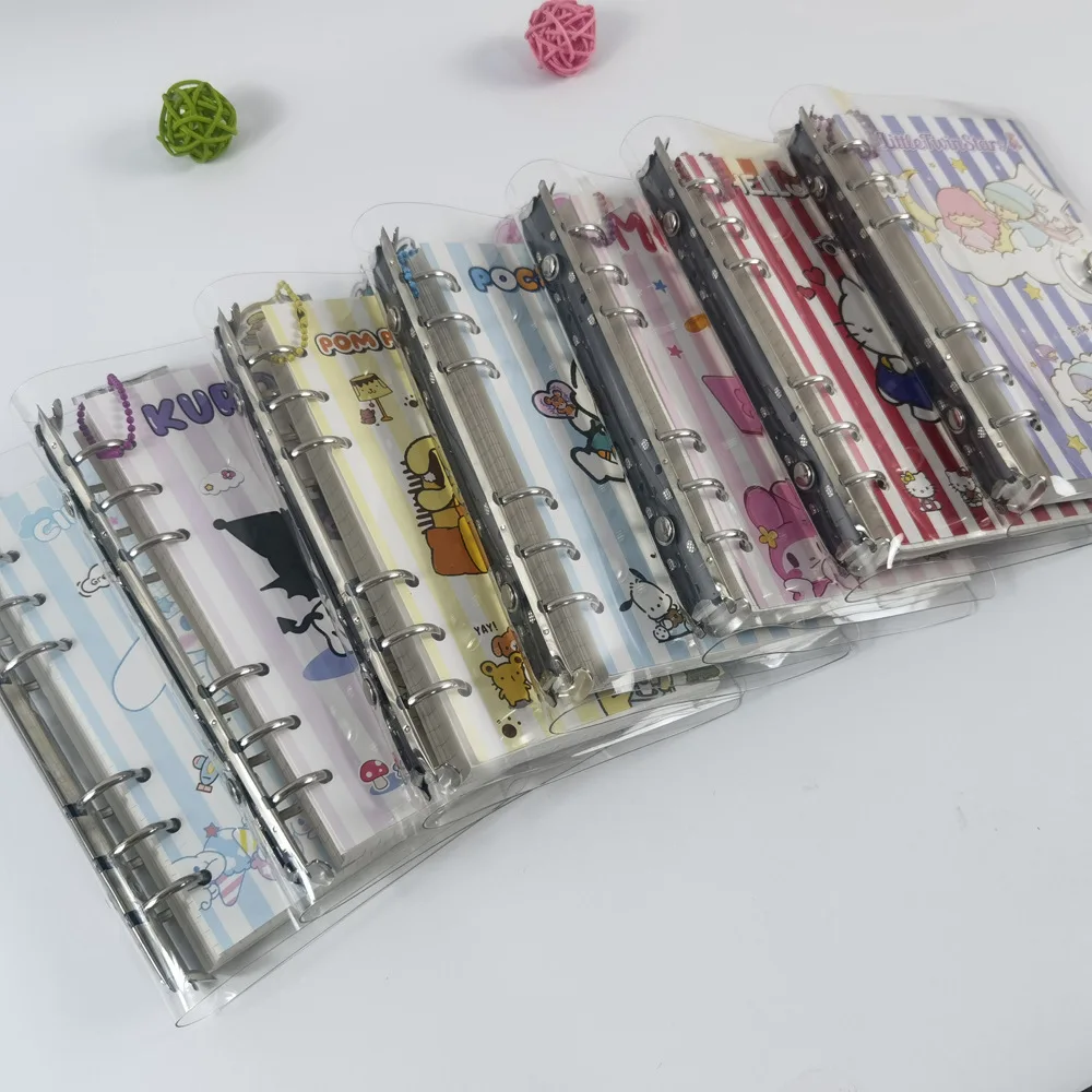 بلدي ميلودي مرحبا كيتي لطيف Diy كتيب مجموعة فضفاضة ورقة لفائف دفتر طالب القرطاسية مجموعة قلادة بالجملة