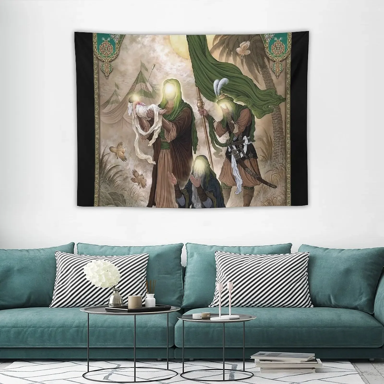 Karbala A Message of Humanity Tapestry Aesthetic Room Decoration Home Decor Aesthetic Decorative Wall Mural Tapestry