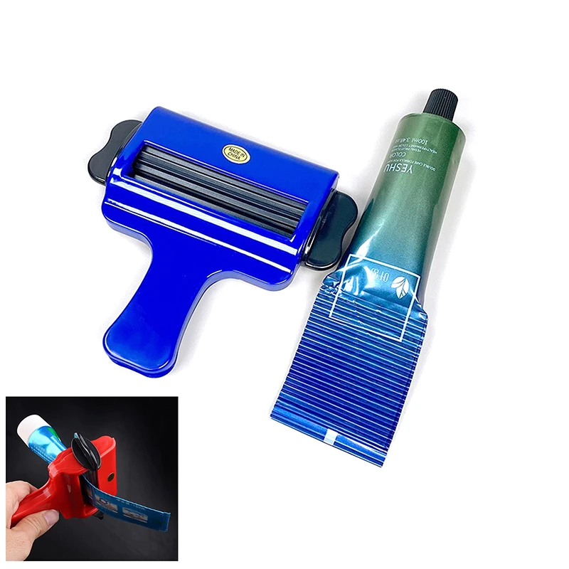 Reusable Plastic Hair Dye Squeezer Hair Salon Color Cream Rolling Pigment Extruder Toothpaste Tube Barber Hairdressing Tools