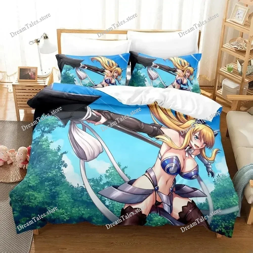 

Queen Blade Bedding Set Japan Anime Cartoon Duvet Cover Set Comforter Bedspread Linen Twin Single Size Printed Home Textile
