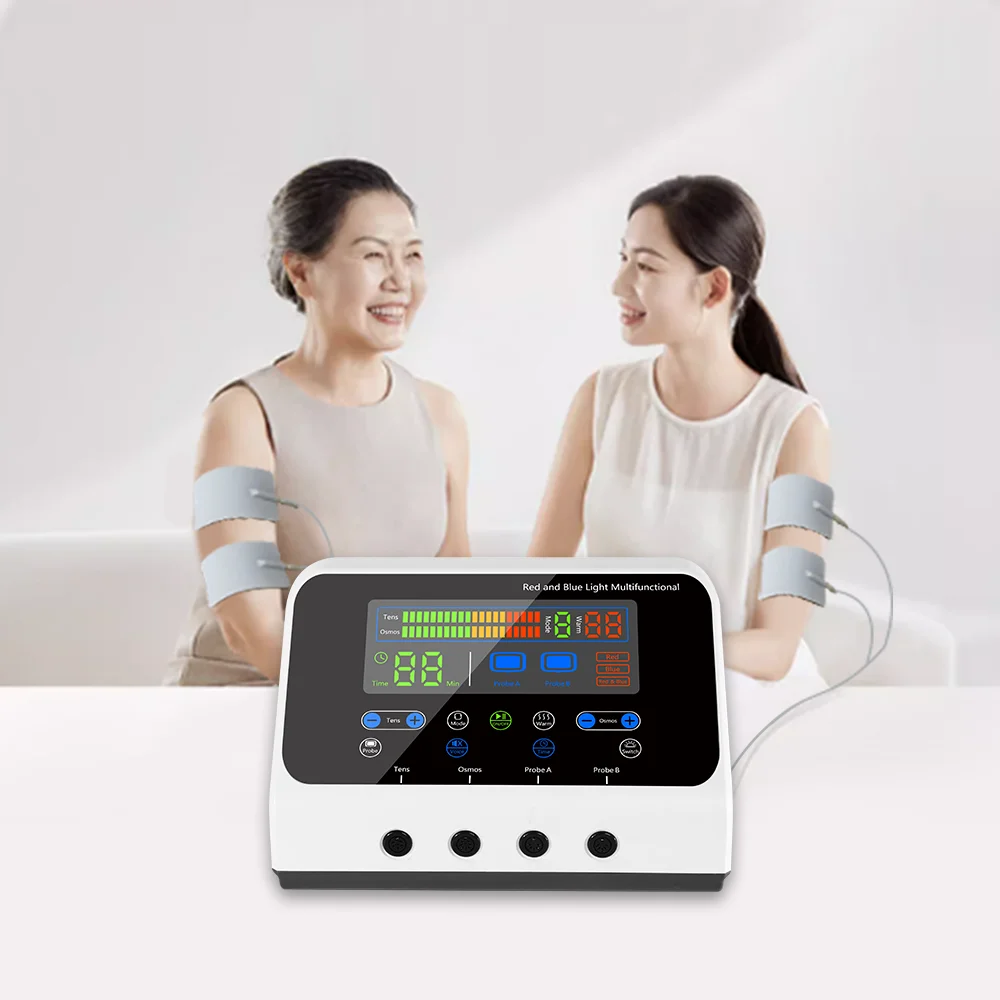 

Great TENS Multifunctional Therapy Device Premium Healthcare Supply with Red and Blue Light for Body Massage Application