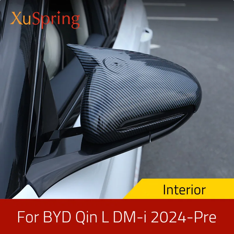 

For BYD Qin L DM-i 2024-Pre Car Chrome Side Door Rear Mirror Cover Frame Accessory