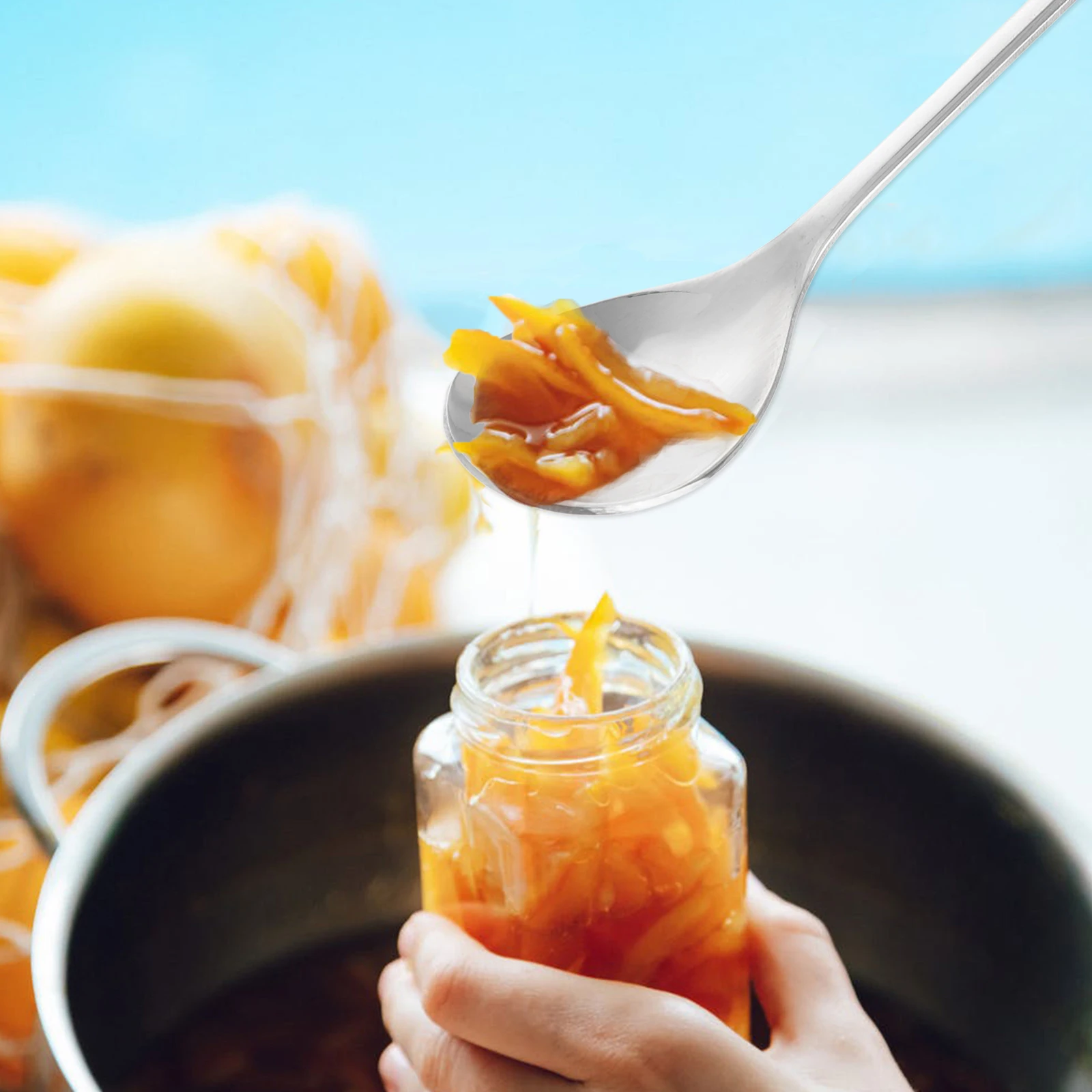 

2Pcs Elk Coffee Spoons Stainless Steel Stirring Spoons for Tea Dessert Soup Creative Flatware Gifts Stainless Steel Coffee Spoon