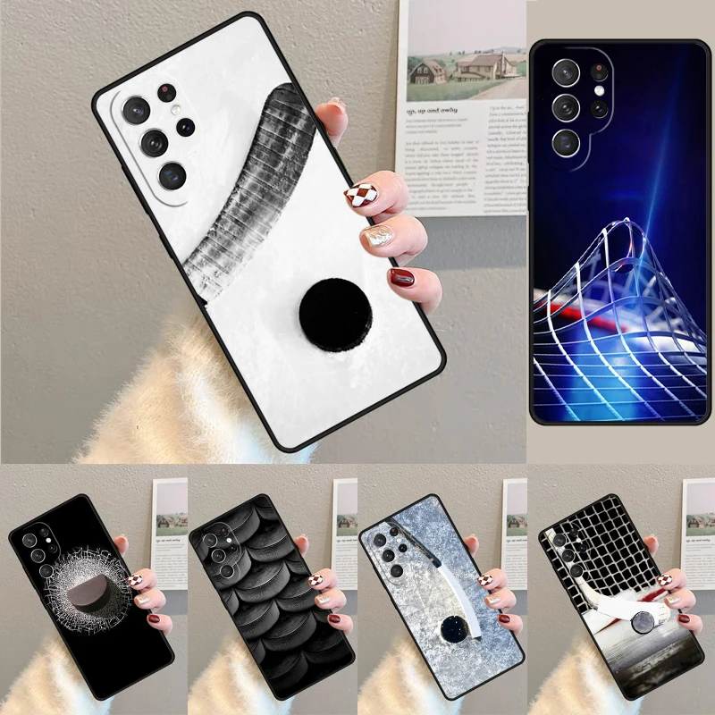 غطاء لهاتف سامسونج جالاكسي S24 S25 Ultra S21 S22 نوت 10 20 لايت بلس FE S23 الحب هوكي الجليد يقتبس جراب هاتف كوكه #1