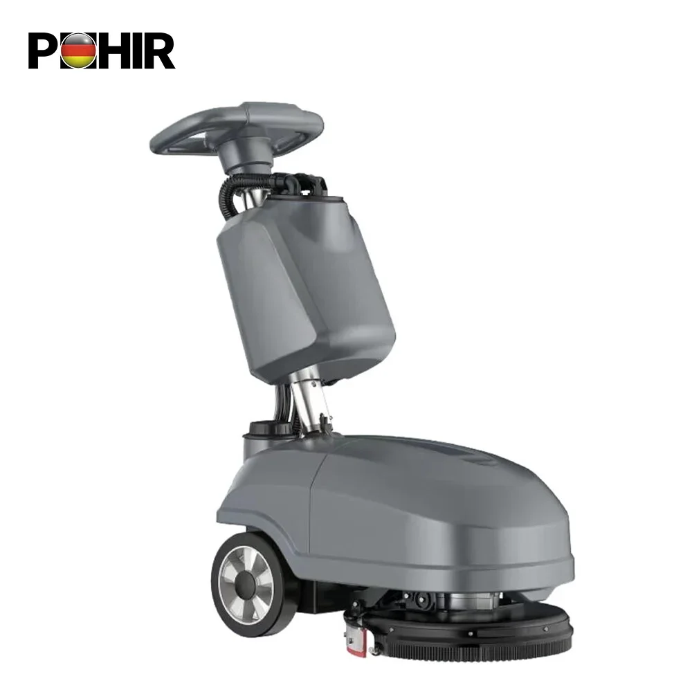 POHIR-350 High Quality Commercial Dust Cleaning Mini Cleaning Machine With Electric Home Floor Scrubber
