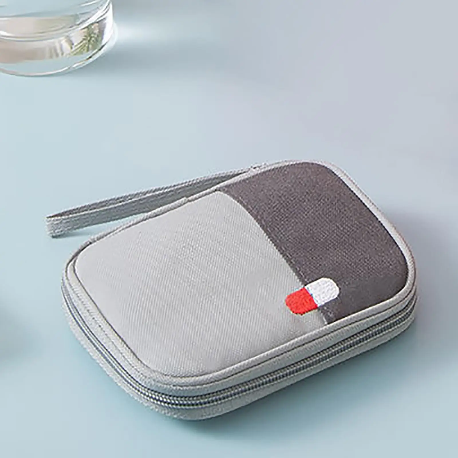 حقيبة أدوات الإسعافات الأولية لتخزين الأدوية الفارغة من أكسفورد المقاومة للماء وحقيبة طبية للطوارئ لمكتب التخييم المنزلي