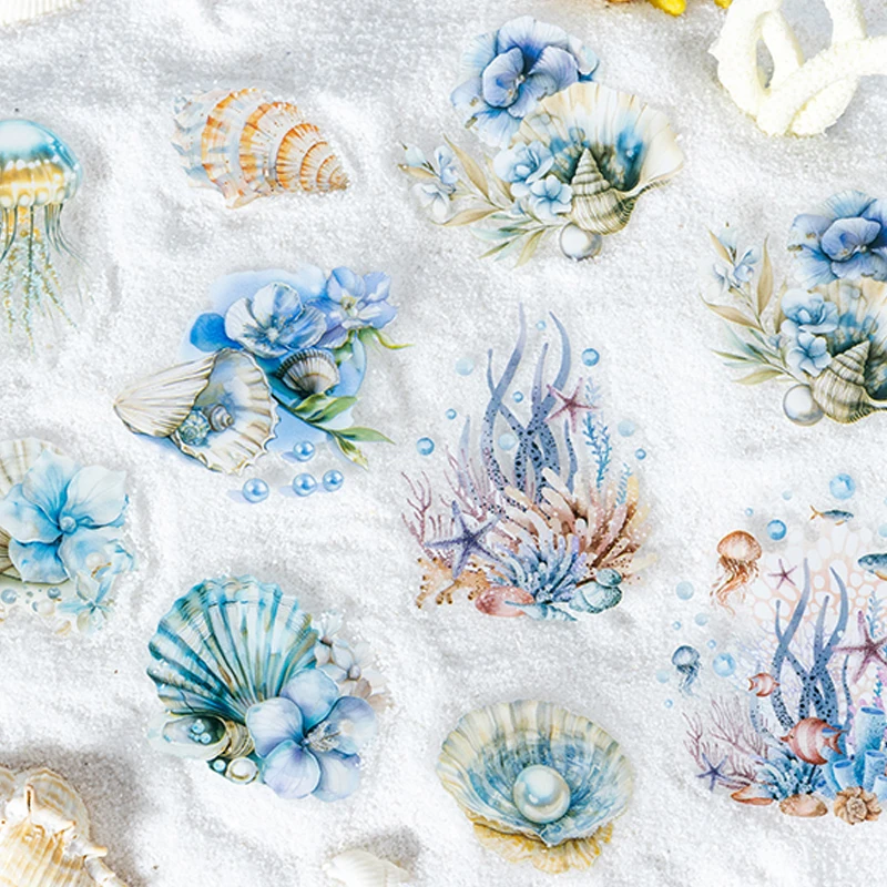 

Mr.Paper, Наклейки для ландшафтного дизайна серия Summer Light Years, для скрапбукинга, канцелярские принадлежности, подарки, украшения в летней тематике