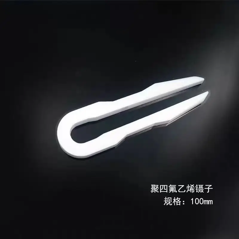 Polytetrafluoroethylene tweezers PTFE PTFE tweezers High temperature and acid alkali resistant laboratory tweezers