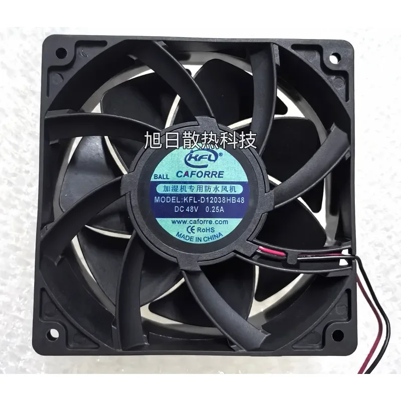 for KFL-D12038HB48 48V 0.25A 12cm Waterproof Cooling Fan for Humidifier Special