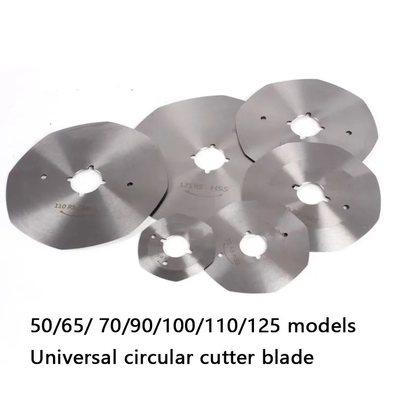 New front steel alloy steel round knife electric scissors cutting machine blade 50/65/70/90/100/110/125 model 3PCS