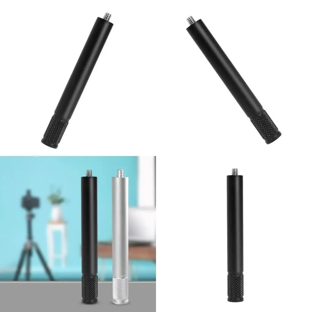 

R53C Aluminum 1/4Inch Threaded Extension Rod for Tripod Monopod Camera Phone Stand