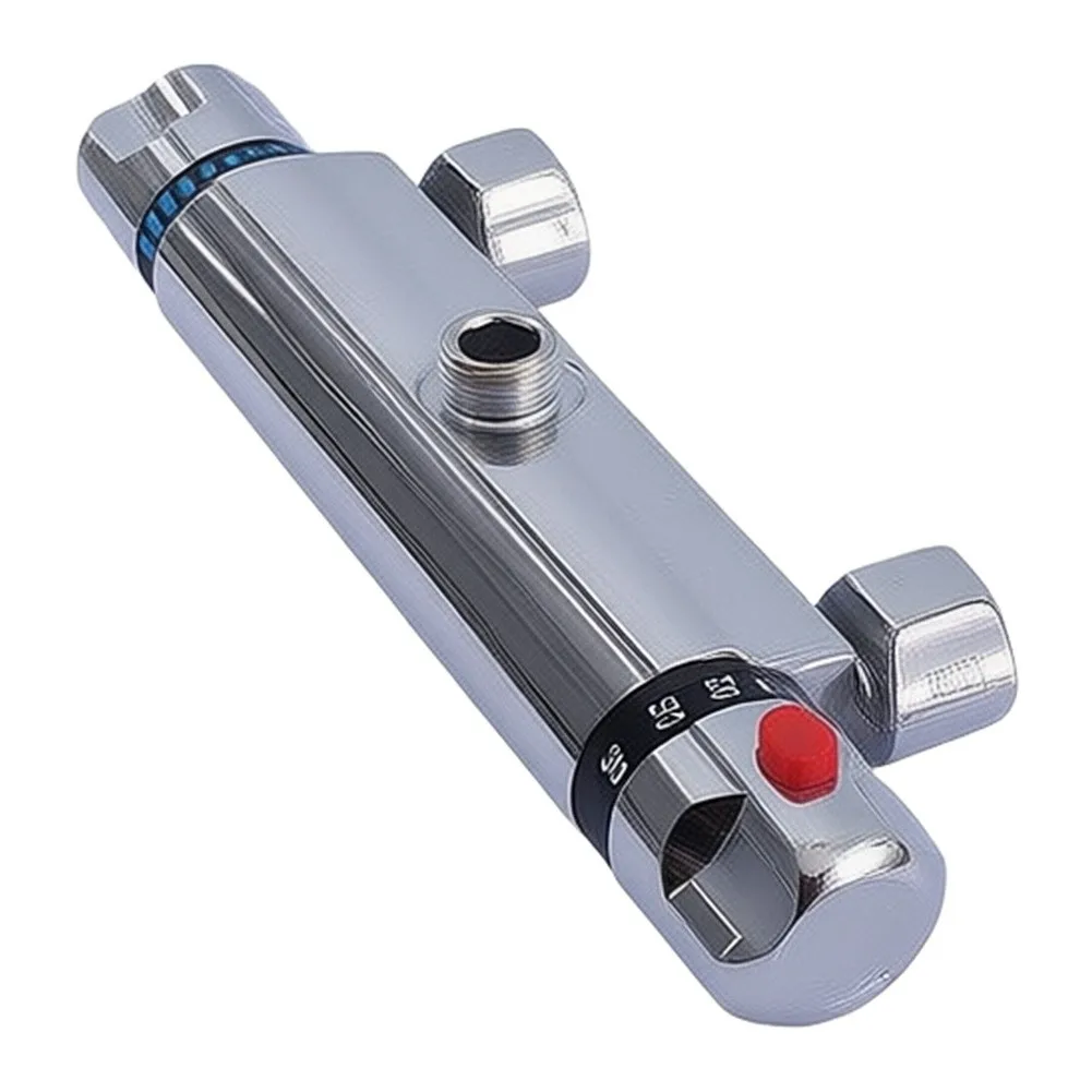 Thermostatic Shower Mixer Valve Concealed Design Dual Lever Brass Faucet for Hot Cold Water Balance 38 10 10cm