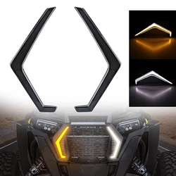 1 Pair UTV ATV LED Front Turn Signal Lights for Polaris RZR XP 4 1000 Turbo 2018-2021