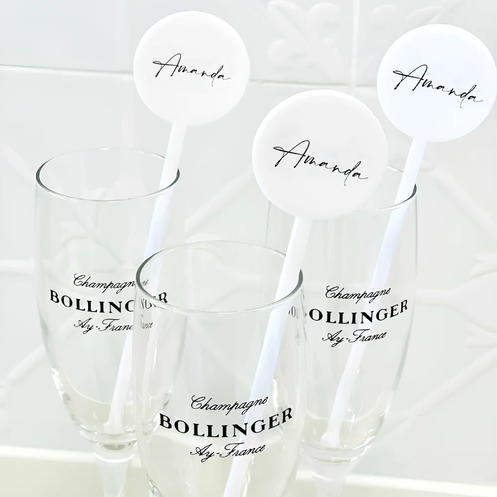 10pcs Personalized Wedding Drink Stirrers, Custom Acrylic Drink Stirrers, Cocktail Drink Stirrers, Custom Drink Stirrers Wedding