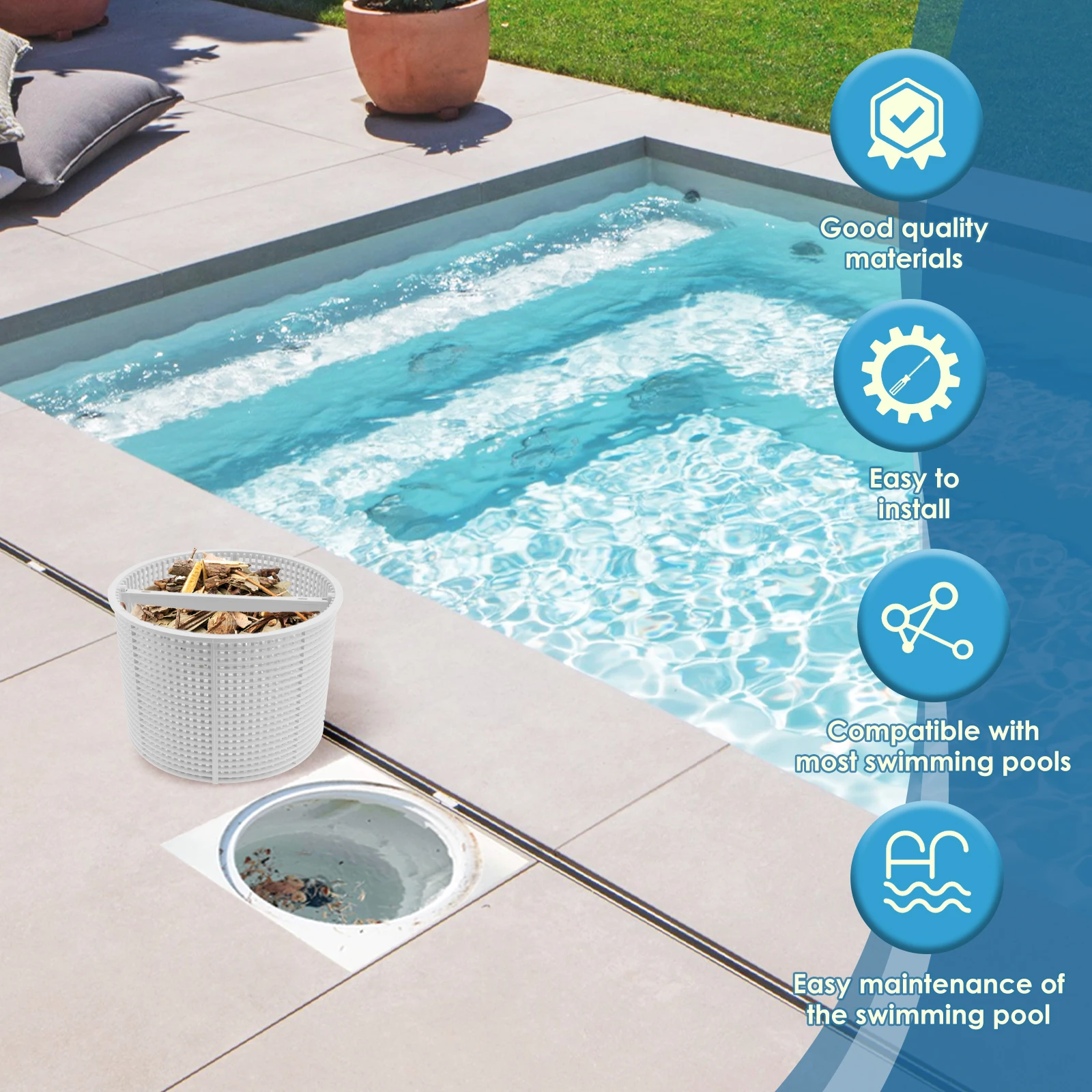 1PCS Pool Skimmer Korb SP1070/SPx1091c Für Hayward Classic 001 SPx1091LX SP1091WM Für Schwimmen-Pool Reinigung werkzeuge Zubehör