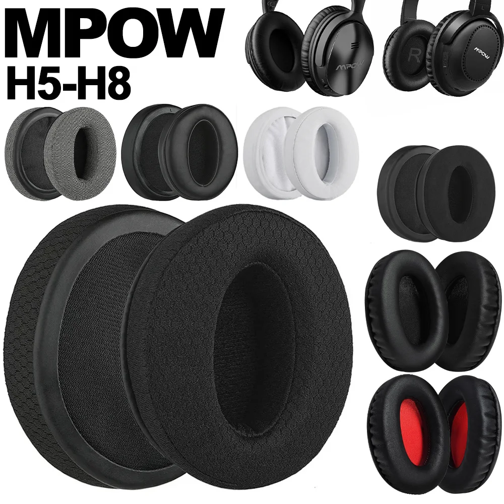 Earphone pads For Mpow H5-H8 059 replacement Earpads headphones Earmuffs Soft cloth Memory Covers Sponge  Protein