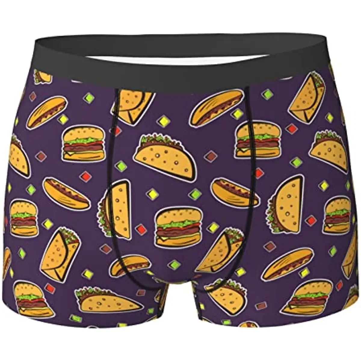

Taco Print Men Underwear Boxer Briefs Regular Sport Mens Boxer Briefs Underwear Men