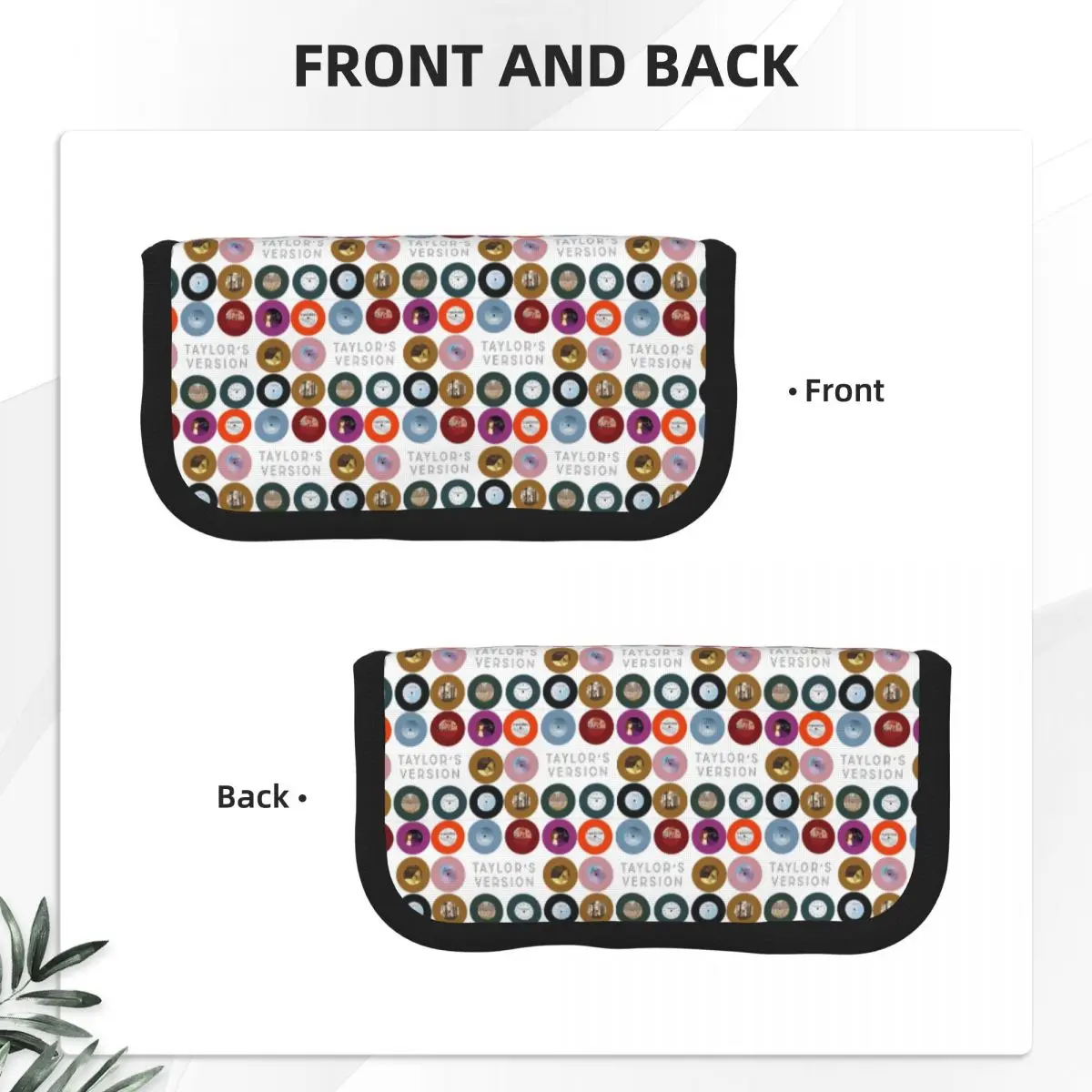 Taylors Version Eras Tour Albums Pencil Case for Studen School Pen Box Pencil Bag Stationery Supplies Pen Holder Bag