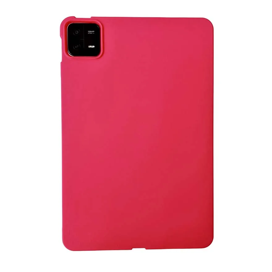 For Xiaomi Pad 6 Case 11inch TPU Table Case for Xiaomi Pad 6Pro Cover Oil Sprayed Solid Color TPU Silicone Protective Shell