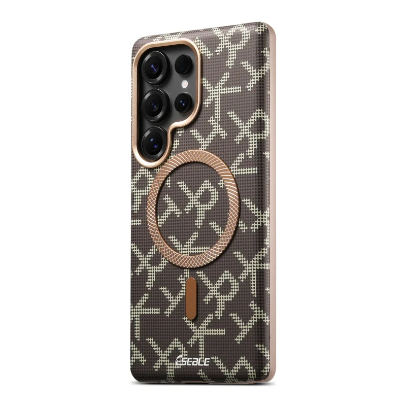 

Light Luxury TrendRTKLetter pattern magnetic dark green case suitable for SamsungS26UltraPhone caseS26High QualityS25PlusPersona