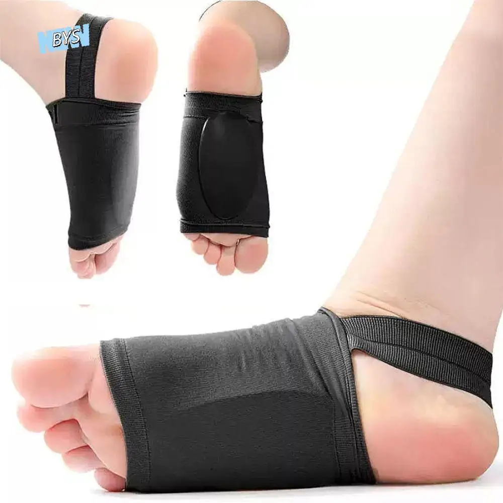 

Elastic Flat Feet Arch Pads Insoles Insert Cushion Foot Care Arch Support Insoles Foot Shock-absorber Hosiery Pads Unisex